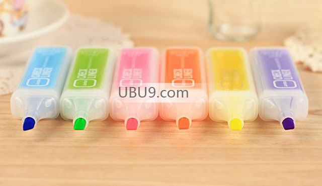 01ygbah62611309-(14)爱好6262糖果色磨砂荧光笔 01ygbah62611309-(14)爱好6262糖果色磨砂荧光笔