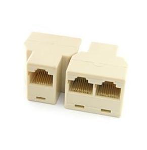 dlzb wxjt 一分二RJ45网线延长接头连接器 dlzb wxjt 一分二RJ45网线延长接头连接器