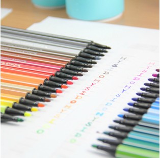 可水洗真彩36色水彩笔套装 12色18色24色画笔5