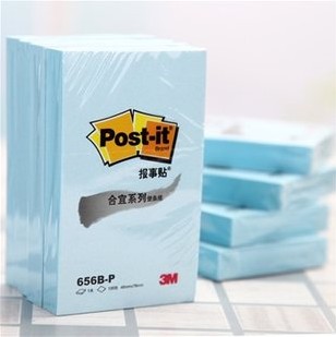 3M 656B-P 2x3 51x75mm告示贴自粘便条 (6) 3M 656B-P 2x3 51x75mm告示贴自粘便条 (6)