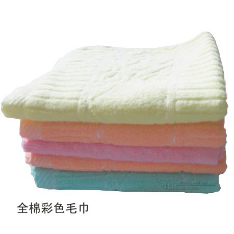 彩色棉清洁毛巾抹布-1