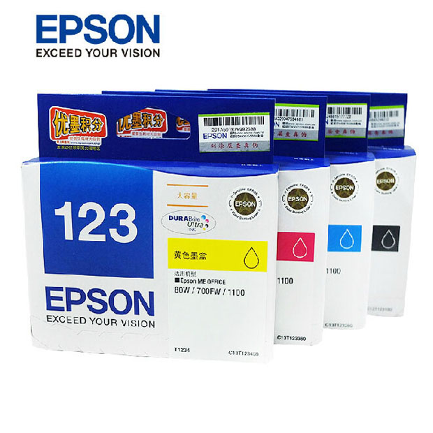 epson T123爱普生墨盒彩色 请点击选购