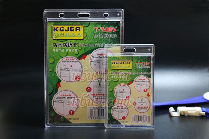 kt-kj科记厚质防折防水透明员工胸卡套-(17)7-1 kt-kj科记厚质防折防水透明员工胸卡套-(17)7-1