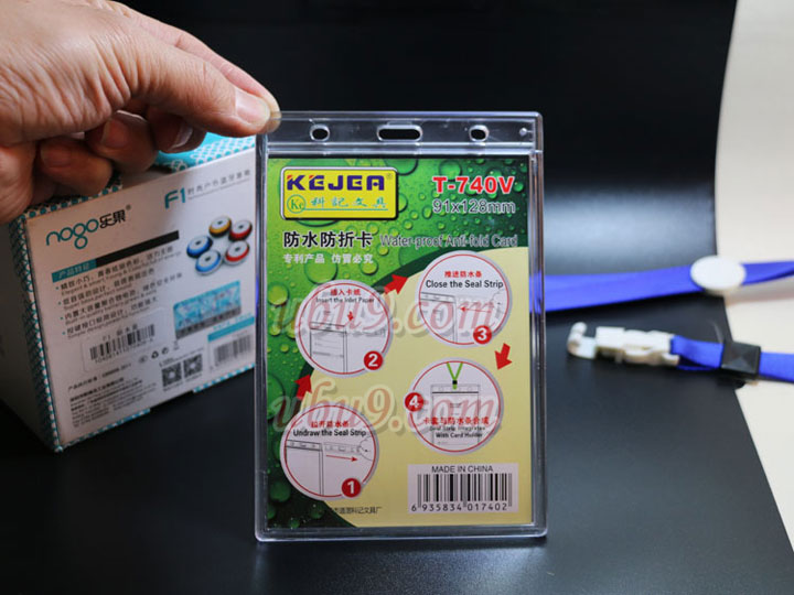 kt-kj科记厚质防折防水透明员工胸卡套T-740V-(19)7-1 kt-kj科记厚质防折防水透明员工胸卡套T-740V-(19)7-1