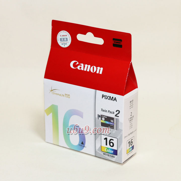 原装正品canon佳能BCI-16Color彩色墨盒双包装 比优电脑耗材 原装正品canon佳能BCI-16Color彩色墨盒双包装 比优电脑耗材