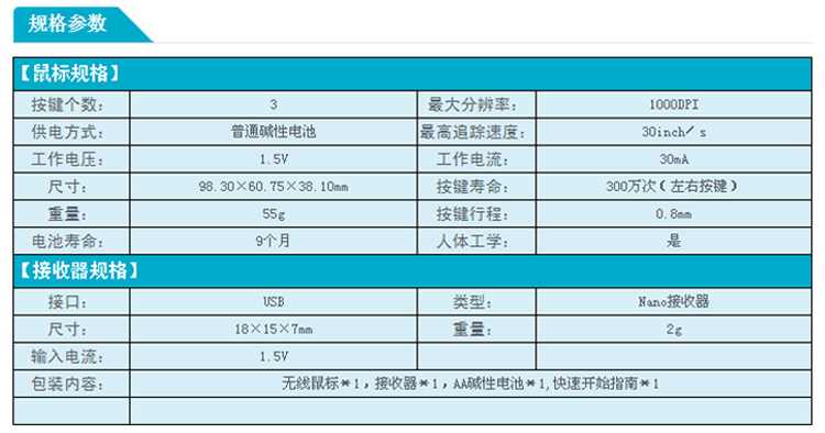 电脑周边配件设备雷柏无线鼠标M10 (25)