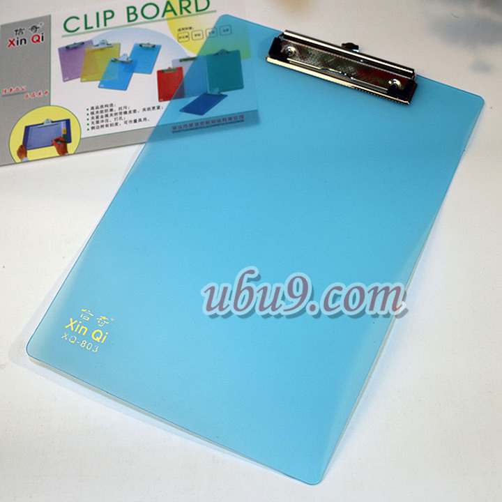 透明软塑料写字板垫板-(3)7文具采购
