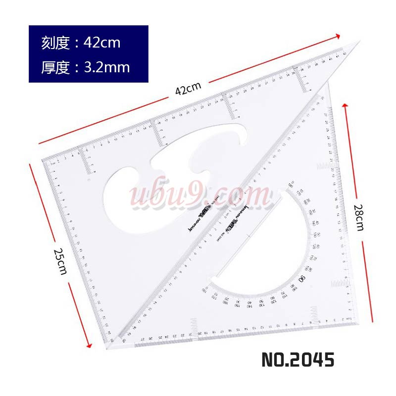 金丝猴三角板套装2045-(2)-1