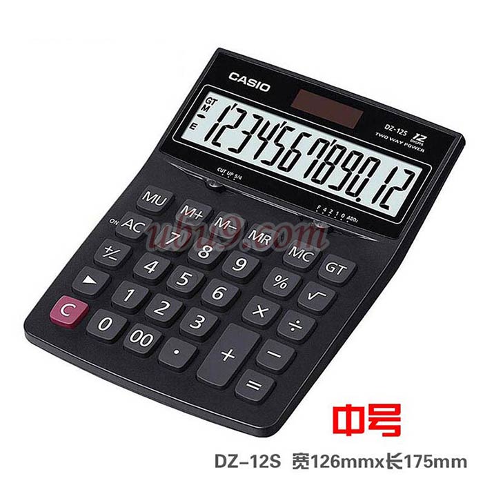 中号 卡西欧CASIO计算器DZ-12S 中号 卡西欧CASIO计算器DZ-12S