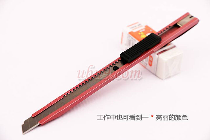 八旗612彩色金属小号介刀-(7) 路阳文具批发 八旗612彩色金属小号介刀-(7) 路阳文具批发