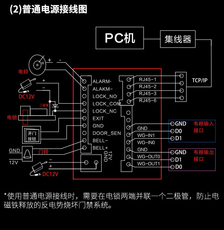 得力3748指纹刷卡门禁一体机 (7)