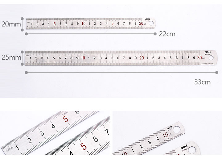 得力不锈钢直尺 (6)
