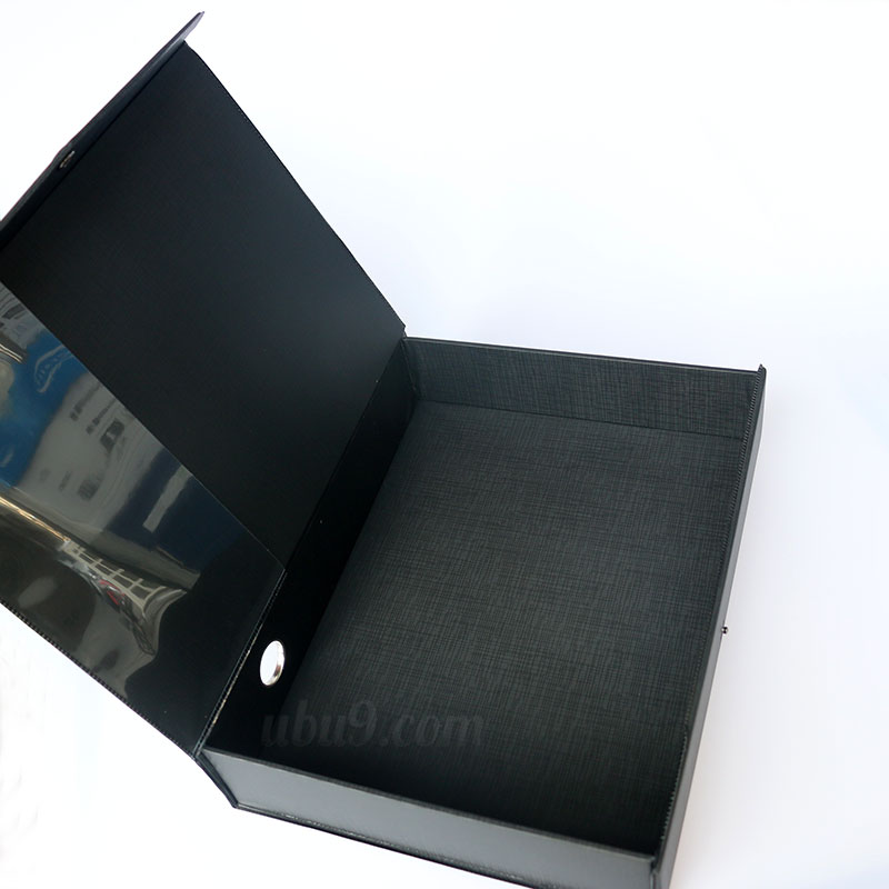 利威A801黑色包胶档案盒-(4)81