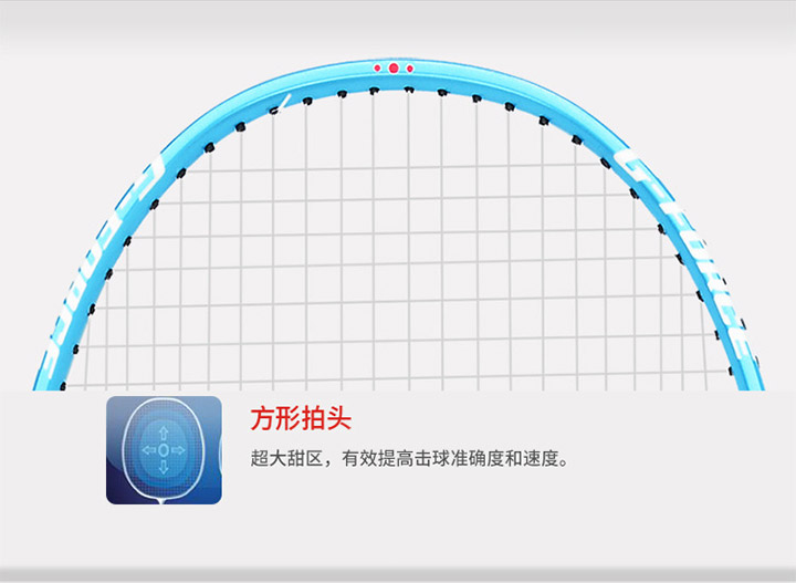 李宁羽毛球拍2支装碳素中杆610 (9)