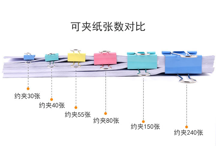 得力彩色筒装反尾夹 (1)